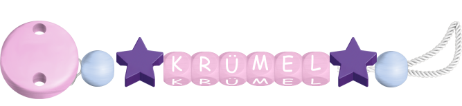 personalisierte Schnullerkette
