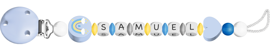 personalisierte Schnullerkette