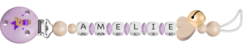 personalisierte Schnullerkette