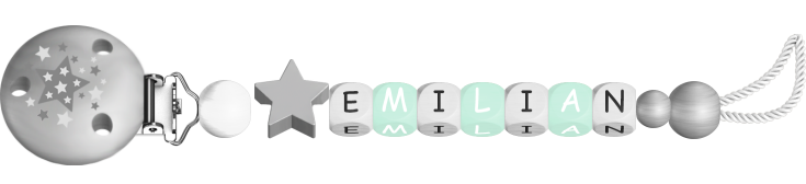 personalisierte Schnullerkette