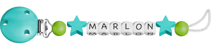 personalisierte Schnullerkette