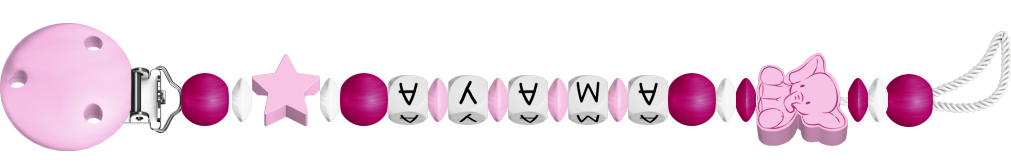 personalisierte Schnullerkette