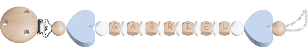 personalisierte Schnullerkette