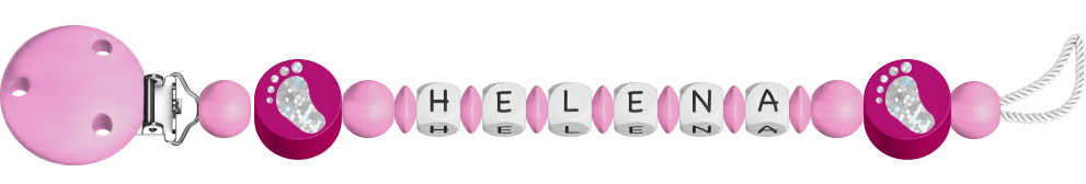 personalisierte Schnullerkette