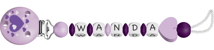personalisierte Schnullerkette