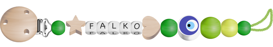 personalisierte Schnullerkette