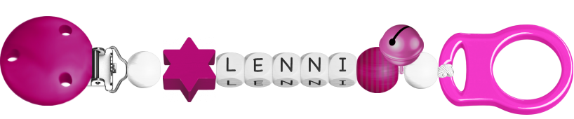 personalisierte Schnullerkette
