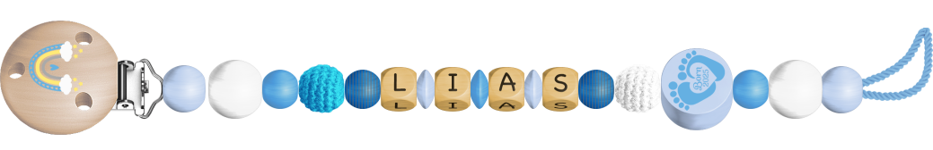 personalisierte Schnullerkette
