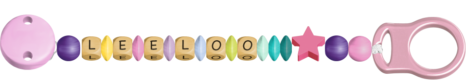 personalisierte Schnullerkette