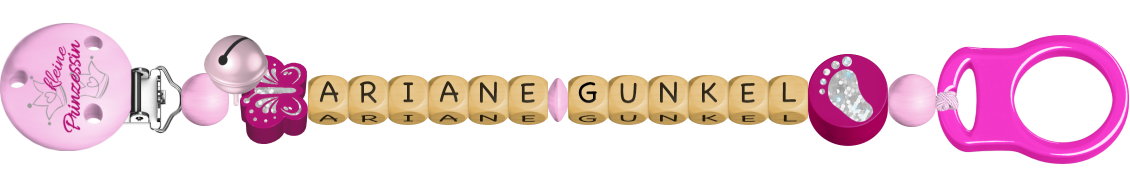 personalisierte Schnullerkette