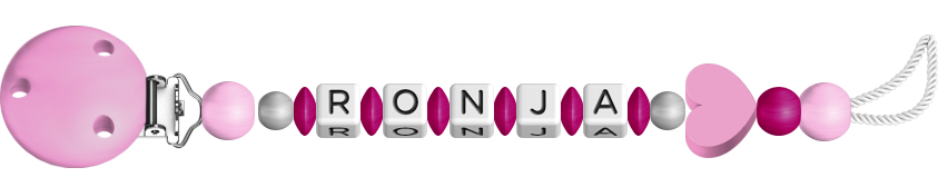personalisierte Schnullerkette