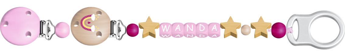 personalisierte Schnullerkette