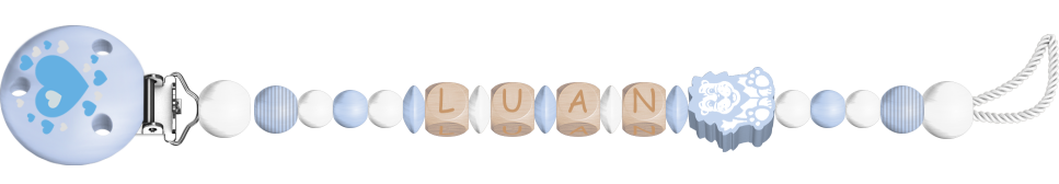 personalisierte Schnullerkette