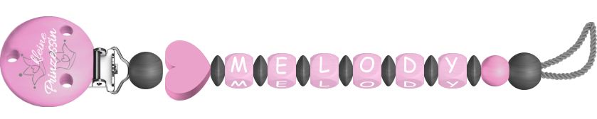 personalisierte Schnullerkette