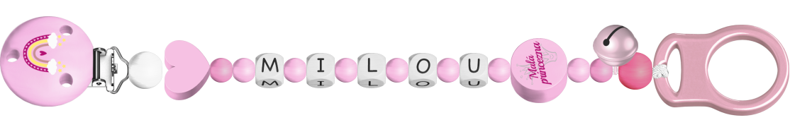 personalisierte Schnullerkette