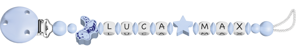 personalisierte Schnullerkette