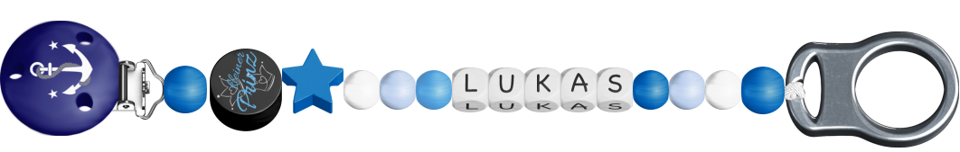 personalisierte Schnullerkette
