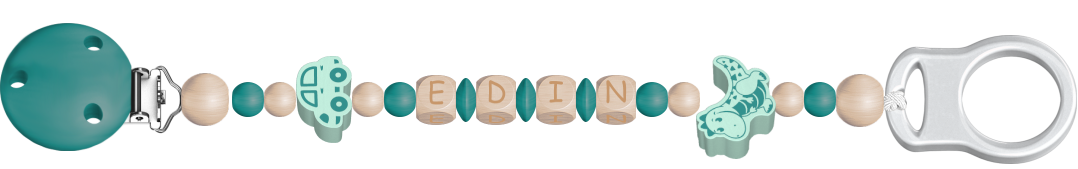 personalisierte Schnullerkette