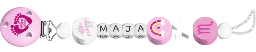 personalisierte Schnullerkette