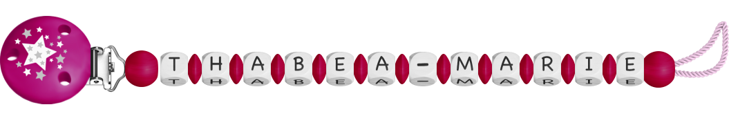 personalisierte Schnullerkette