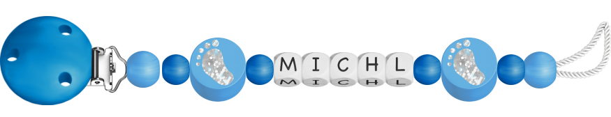 personalisierte Schnullerkette