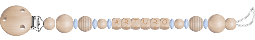 personalisierte Schnullerkette