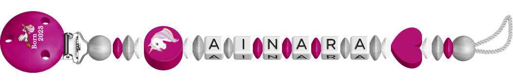 personalisierte Schnullerkette