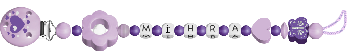 personalisierte Schnullerkette