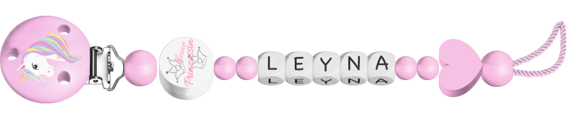personalisierte Schnullerkette