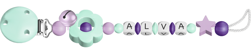 personalisierte Schnullerkette