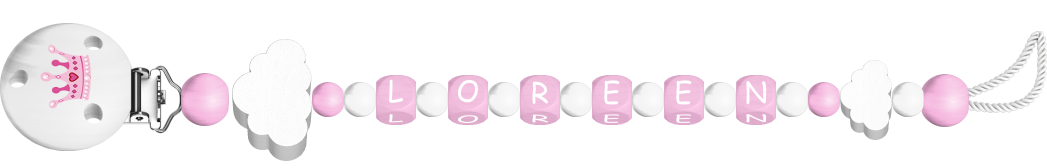 personalisierte Schnullerkette