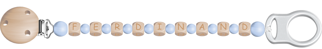 personalisierte Schnullerkette