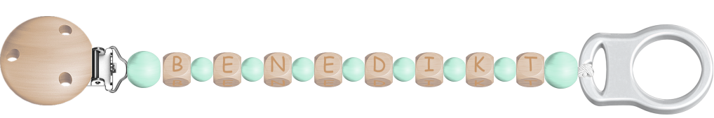 personalisierte Schnullerkette