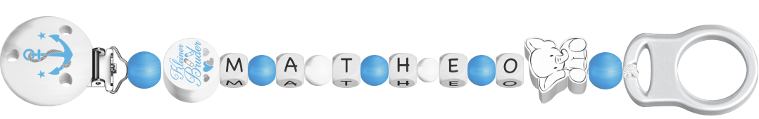 personalisierte Schnullerkette