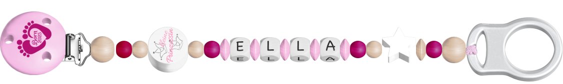 personalisierte Schnullerkette