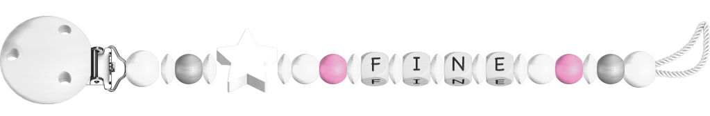 personalisierte Schnullerkette