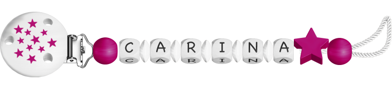 personalisierte Schnullerkette