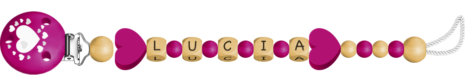 personalisierte Schnullerkette