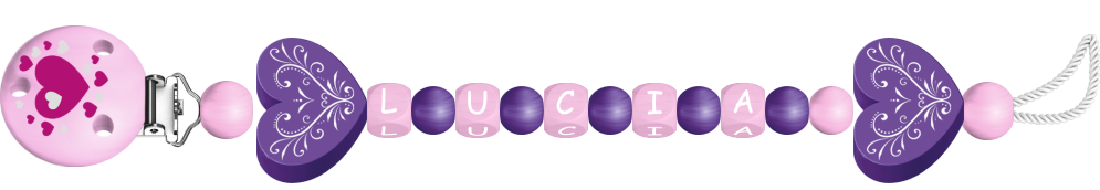 personalisierte Schnullerkette