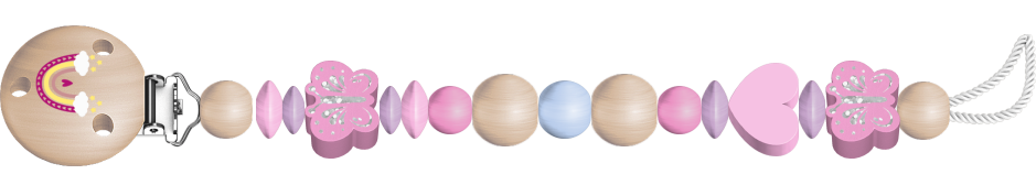 personalisierte Schnullerkette