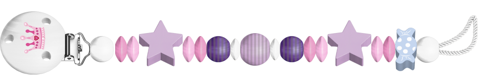 personalisierte Schnullerkette