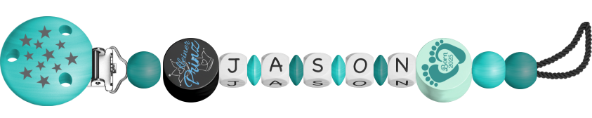 personalisierte Schnullerkette