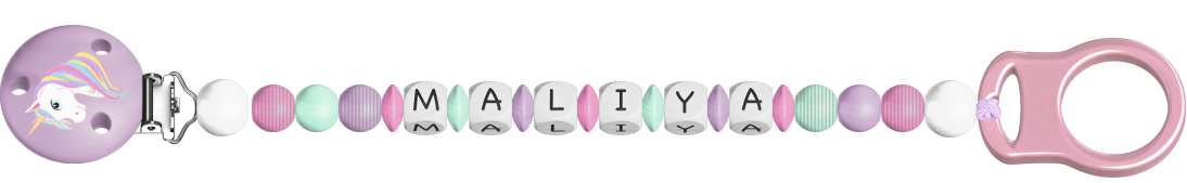 personalisierte Schnullerkette