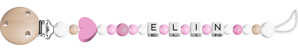 personalisierte Schnullerkette