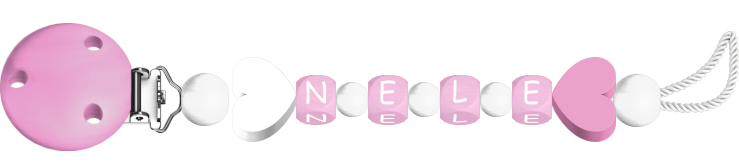personalisierte Schnullerkette