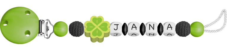 personalisierte Schnullerkette