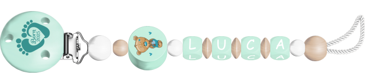 personalisierte Schnullerkette