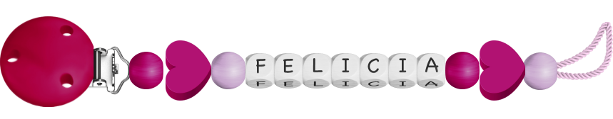 personalisierte Schnullerkette