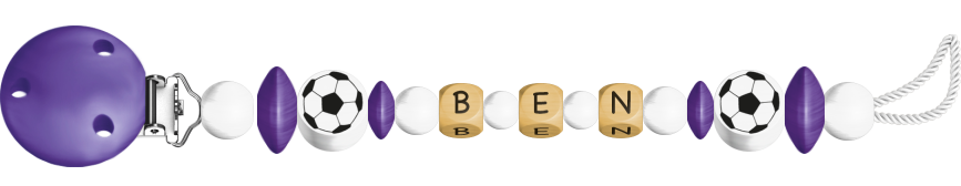 personalisierte Schnullerkette