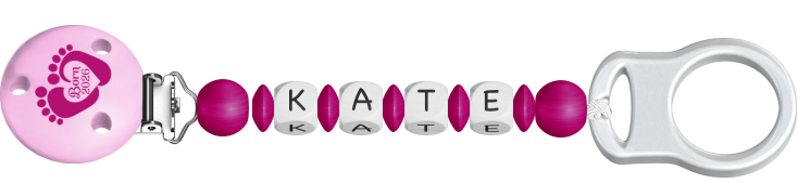 personalisierte Schnullerkette